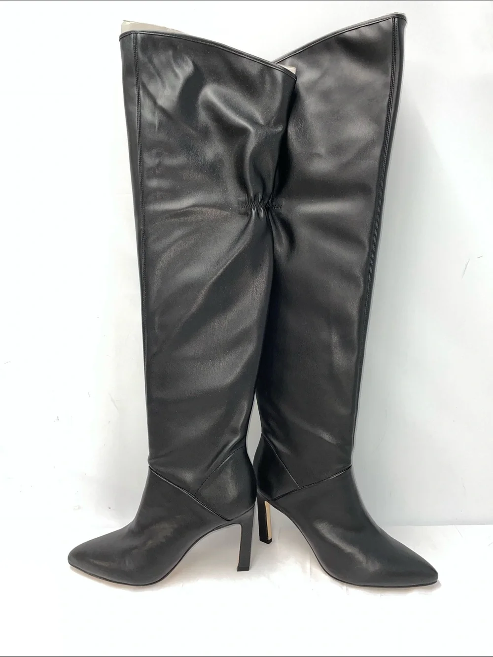 FRANCO SARTO A-CALLIE 2 BLACK SYNTHETIC OVER THE KNEE BOOTS FTL-08-008